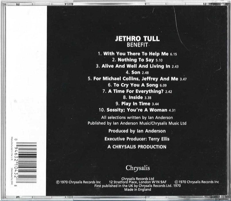 Jethro Tull - - - - - Benefit - - - - - CD