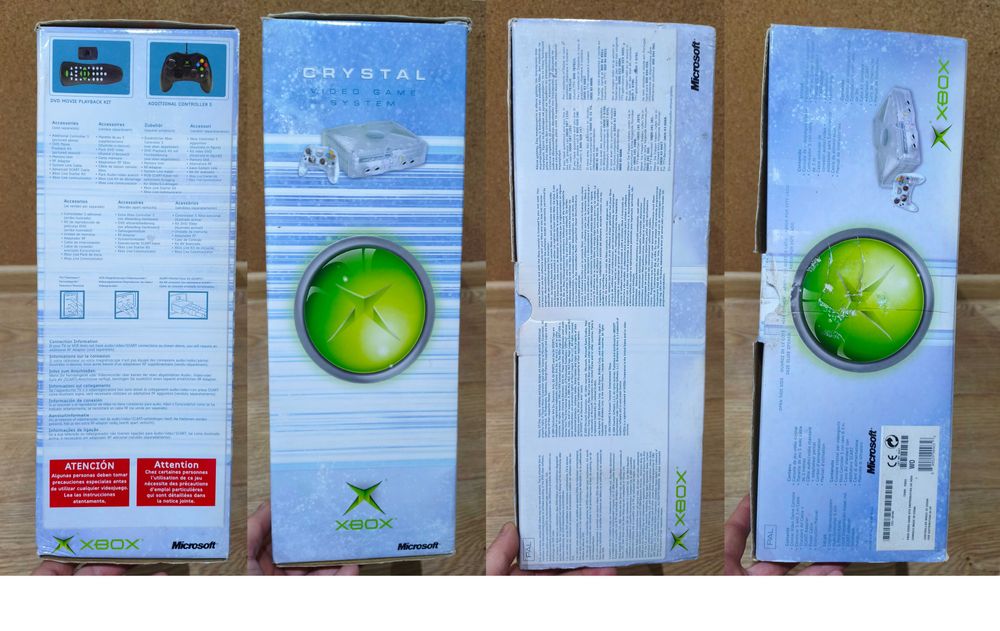konsola XBOX Classic Clear BOX komplet SUPER Stan!