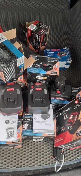 запч аккумулятор Parkside 2A 4А 8А зарядки акумулятор батарея парксайд