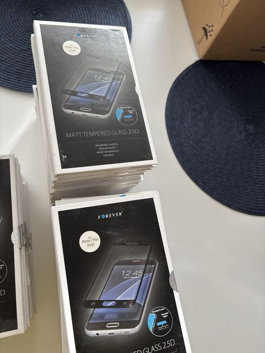 Szkła hartowane szkło iPhone 6 7 plus zestaw okazja