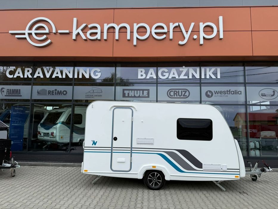 Niewiadów N-CROSS 4 nowy model przyczepy kempingowej NIEWIADÓW 2026  NOWOŚĆ 4 osobowa przyczepa NIEWIADÓW N-Cross 4 osobowa WHITE 2026
