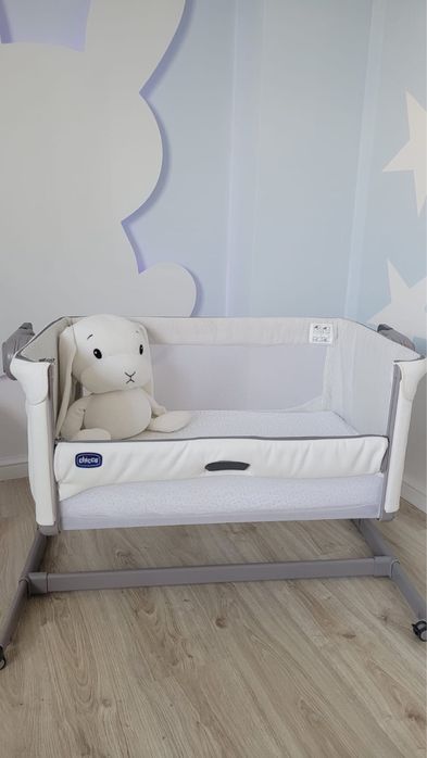 Chicco Next2Me Magic Łóżeczko Dostawne Chicco White Snow