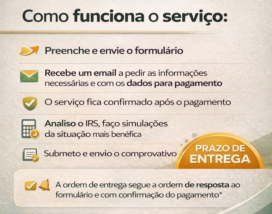 Preenchimento e Entrega de IRS 2025 | Ajuda com IRS