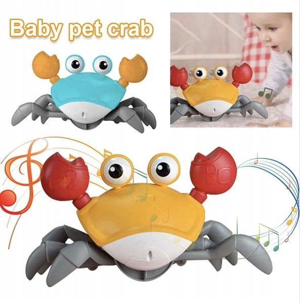 Іграшка краб інтерактивний музичний і ходить