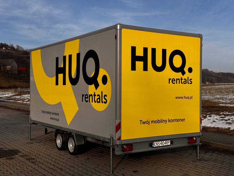 Przyczepa biuro socjal przyczepa biurowa socjalna kontener mobilny