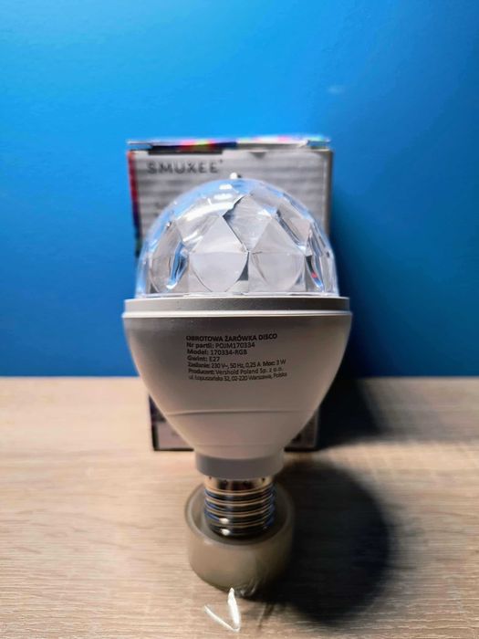 Obrotowa żarówka Disco