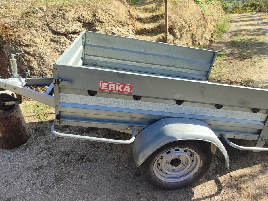 Atrelado 750kg, ERKA galvanizado – 2,08 × 1,60 m