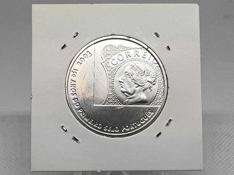 Portugal 2003 - 5 Euros Prata - 150 Anos do Primeiro Selo Português