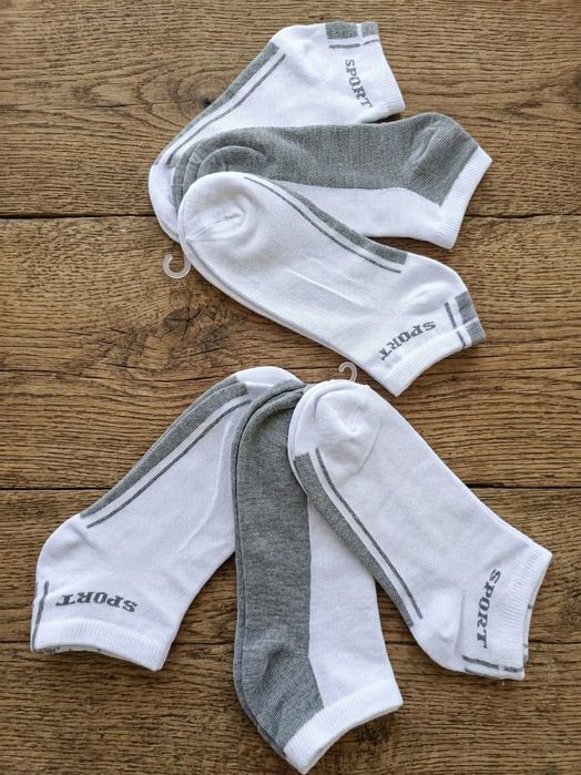 Zestaw 6 par skarpetek sportowych
Rozmiar 
35-38
38-41
