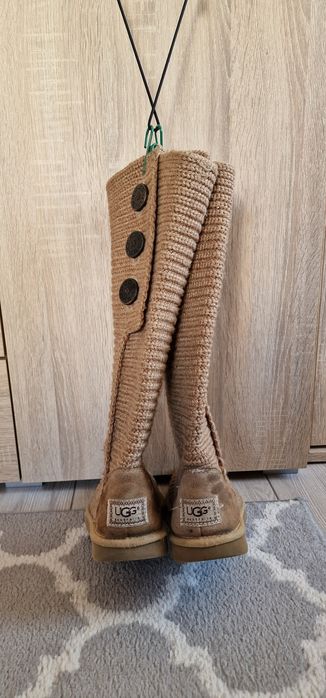 Wełniane kozaki UGG r39 25cm