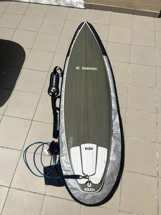 Prancha Surf POLEN Margarita 6’4 | FCS II + Deck + Leash | Excelente Estado