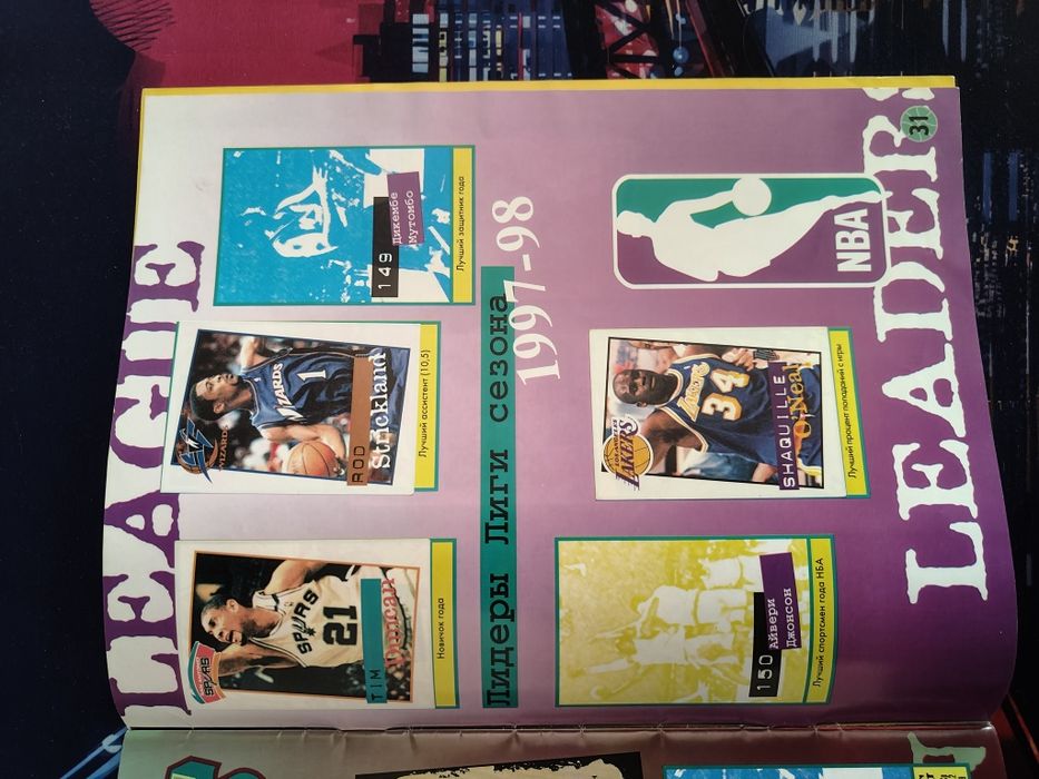 Журнал альбом для наклеек Panini nba баскетбол: 3 300 грн