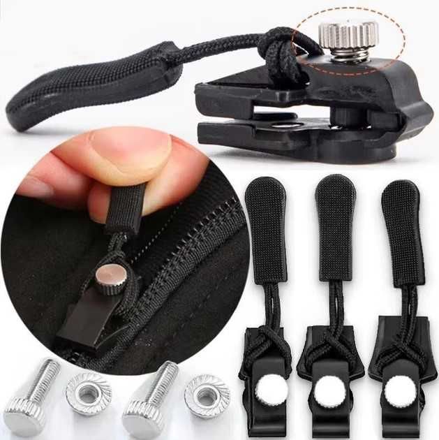 Набір для миттєвого ремонту блискавки Zipper Puller 6 штук – новий!