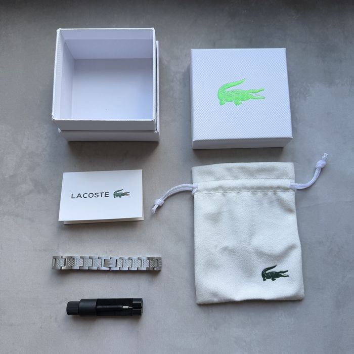 Браслет Lacoste | подарунковий набір лакост | срібний браслет лаксот | чорний браслет | лакоста браслет | чоловічий браслет лакосте