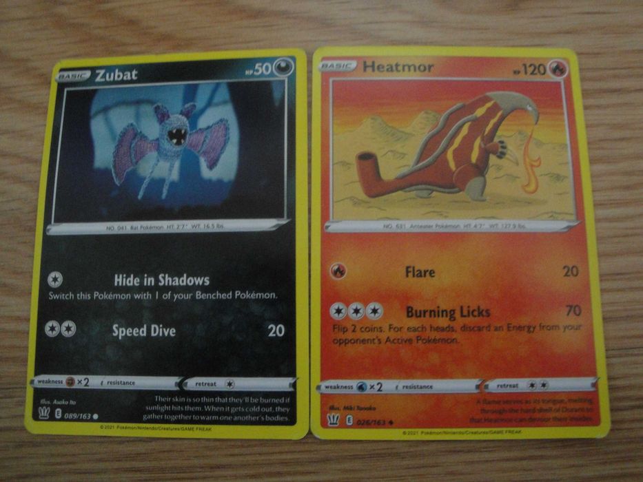 Cartas pokemon - diversas
