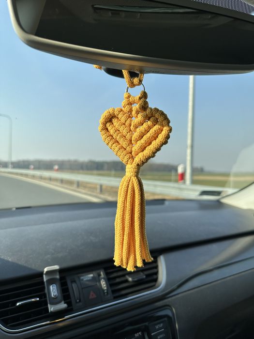 Zawieszka serce, brelok, maskotka do torebki, plecaka, nerki, auta
