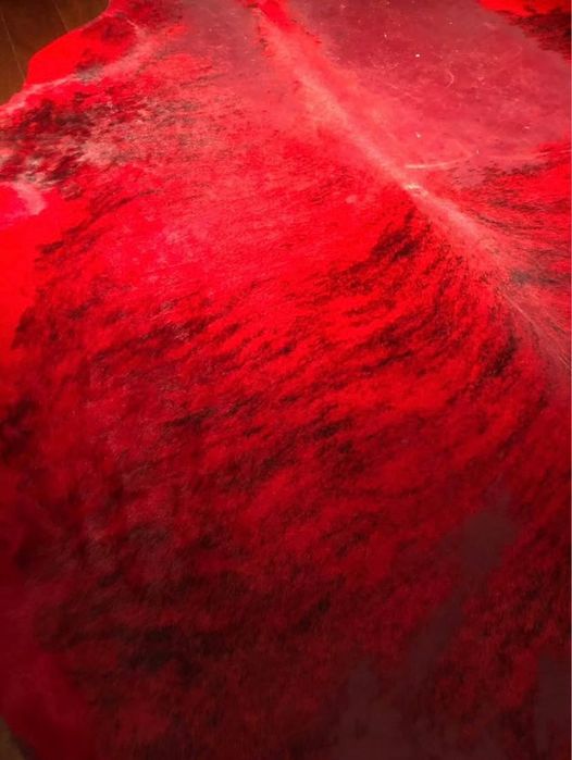 Tapete pele vaca verdadeira