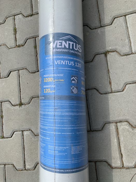 Sprzedam rolkę membrany dachowej ventus 120