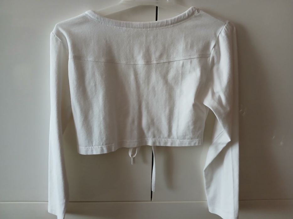 Bolerko białe dla dziewczynki