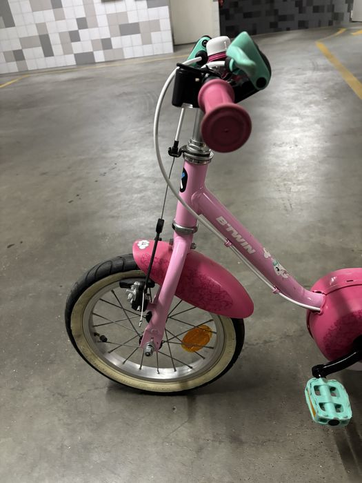 Bicicleta 14Polegadas 500 Unicorn  B'TWIN 3-5 ANOS