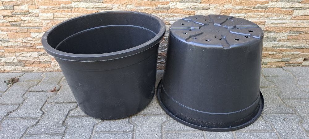 Doniczki 50 L śr. 49cm GRUBE SZEROKIE mrozoodporne