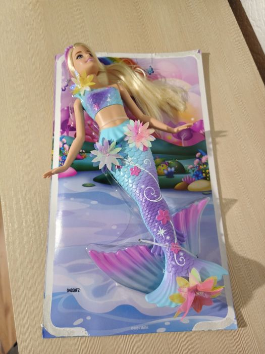 Barbie Magiczna Syrenka Rozkwitające Kwiaty