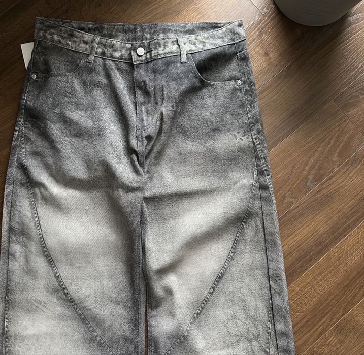 Baggy bootcut flared washed acne racer opium широкі опіум джинси y2k
