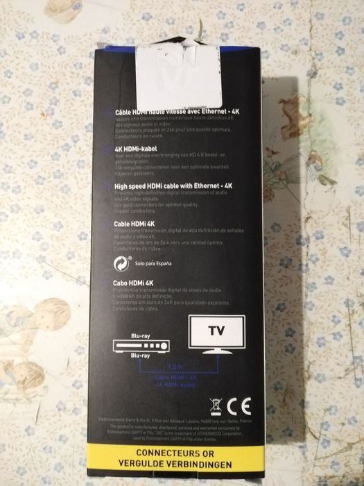 Vendo cabo novo hdmi 4k