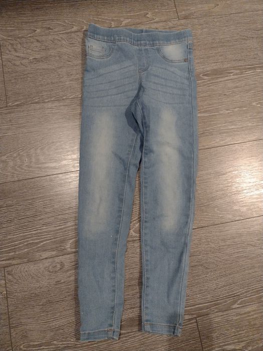 legginsy jeansy na dziewczynkę 134
