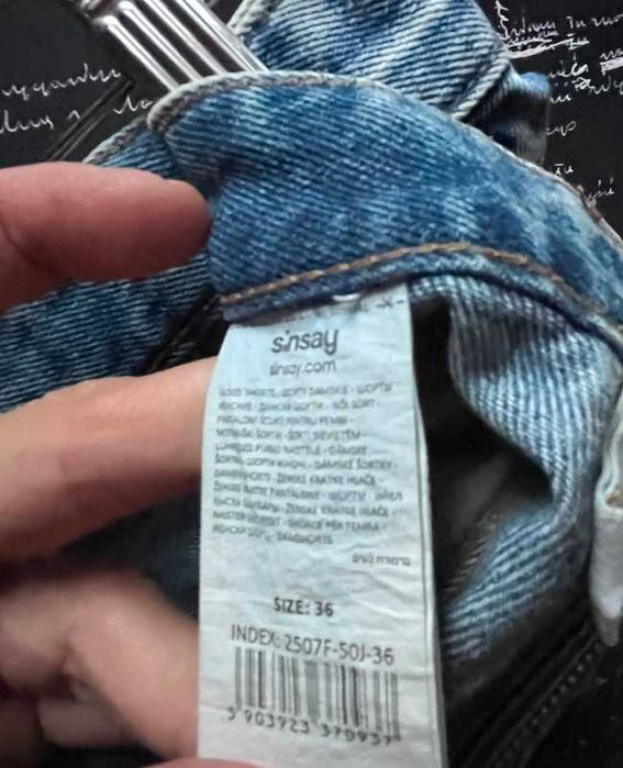 Krótkie Spodenki Jeansowe rozmiar 36 Sinsay