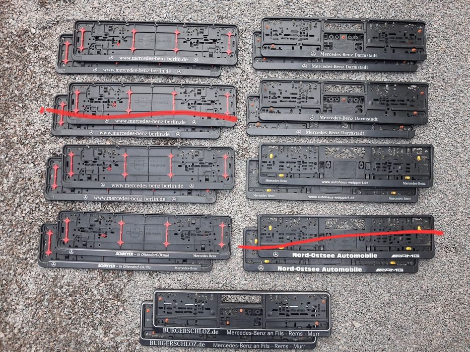 Номерні рамки до Mersedes-Benz.