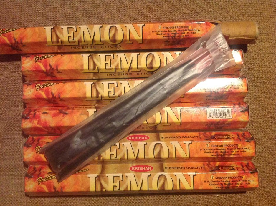 Incenso limão / lemon Krishan - India - portes incluidos