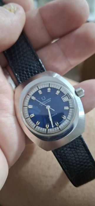 Relogio universal geneve paulo roter caixa aco aco coroa rosca