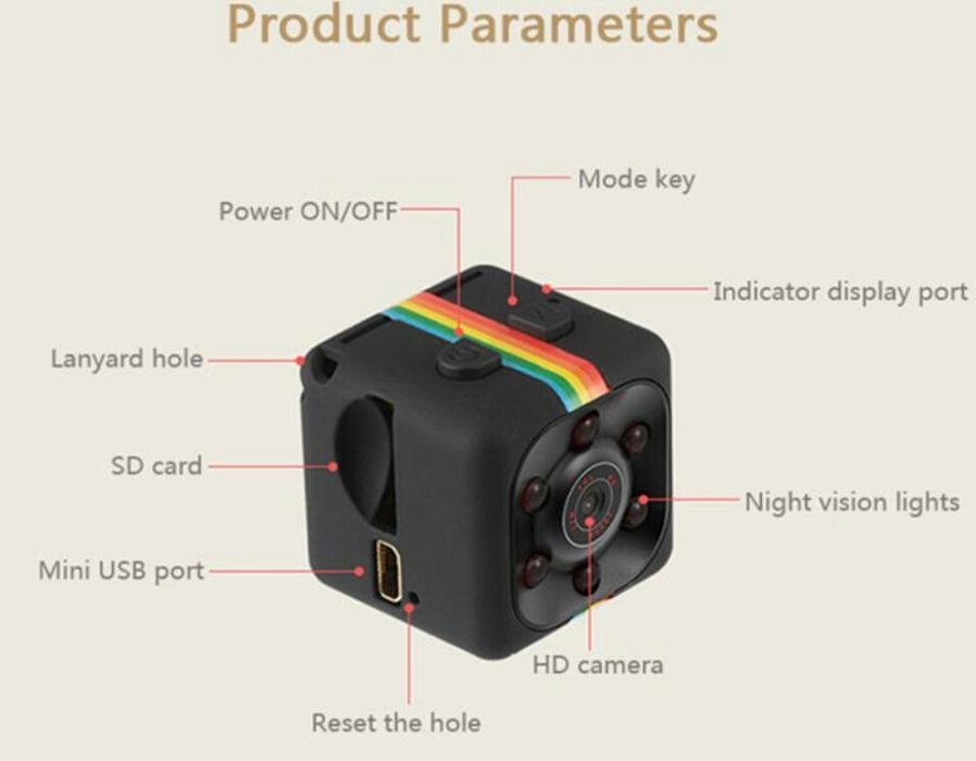 Micro Action Cam (1080P full HD)