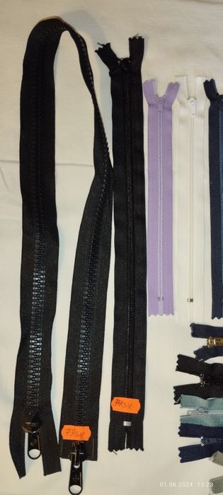 Продаю застёжки молния.