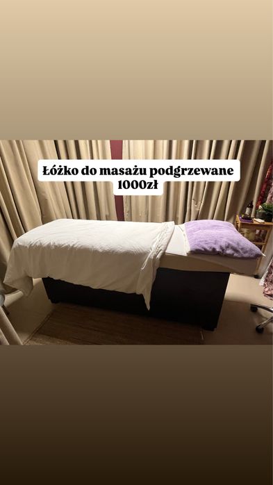 Łóżko do masażu podgrzewane