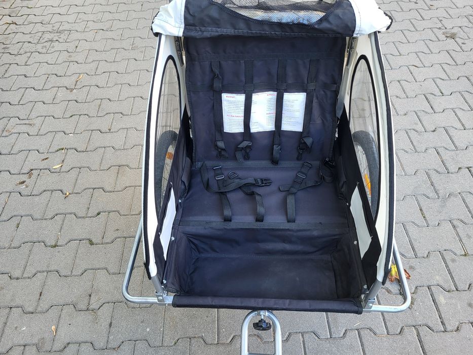 Przyczepka rowerowa dla dzieci 2w1 – 2-osobowa