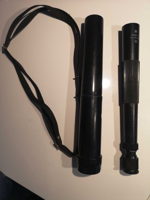 Stara rosyjska luneta TURIST - P 8x20x32 dla kolekcjonera