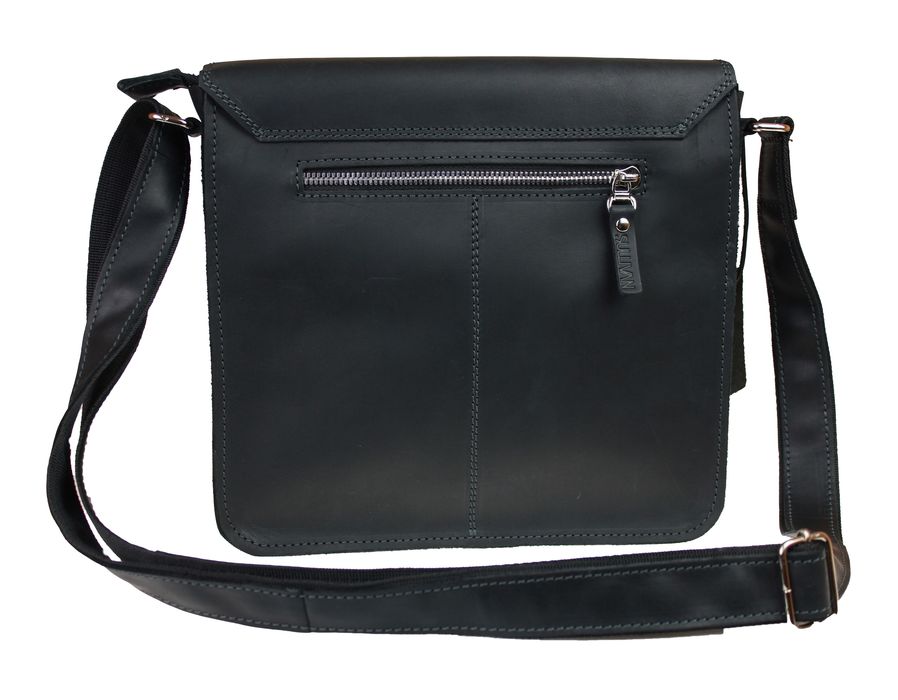 Сумка шкіряна з натуральної шкіри SULLIVAN sg33-1(32) чорна