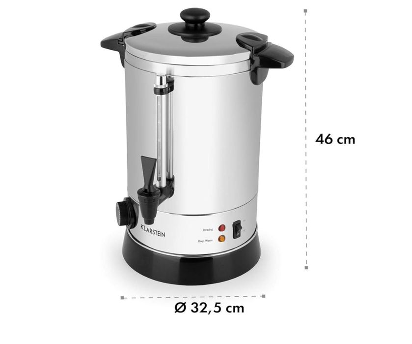 Klarstein Geysir Chaleira/Dispensador bebidas 30-110 °C