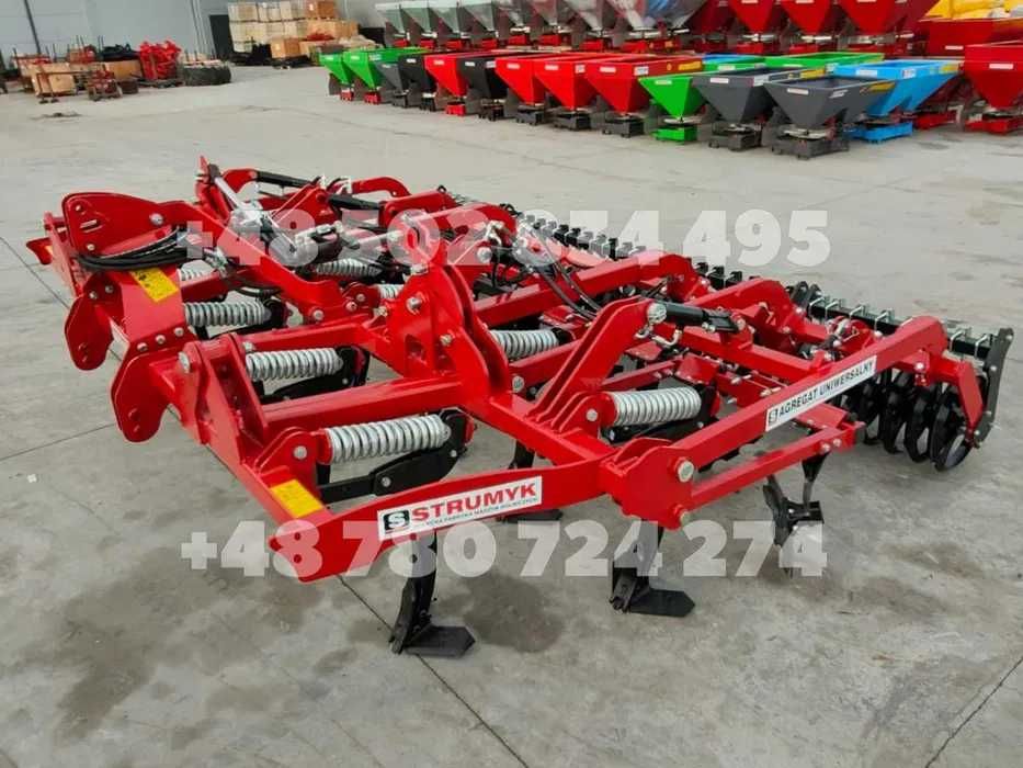 AGREGAT bezorkowy/STRUMYK podorywkowo-orkowy składany HYDRAULICZNIE !!