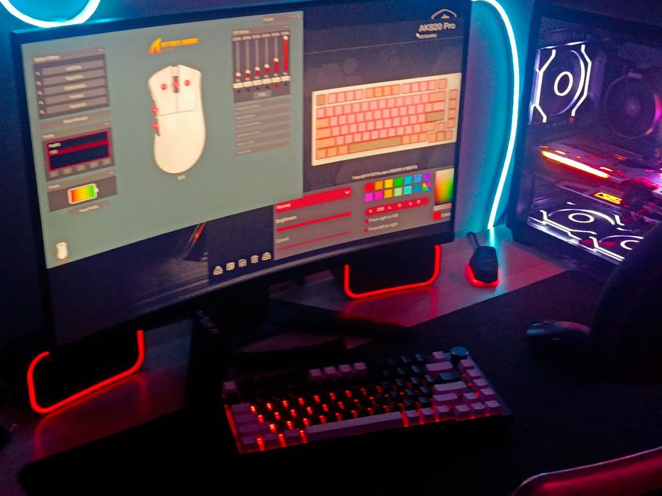 Periféricos setup gamer - conjunto completo setup
