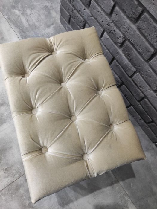 Taboret pufa stołeczek pikowany do toaletki