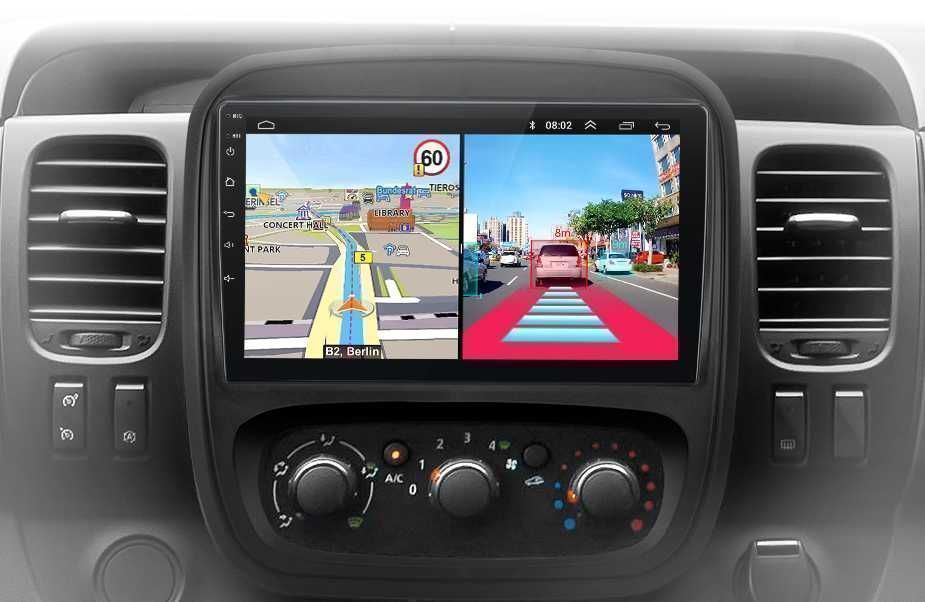 Radio 2DIN 9" CarPlay Android Auto Navi GPS Renault Trafic/Vivaro PL