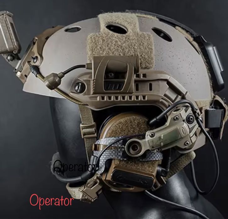 Тактичний ЛІХТАР ДЛЯ шолома з БАТАРЕЙКОЮ, 3-режимний СВІТЛОДІОДНИЙ