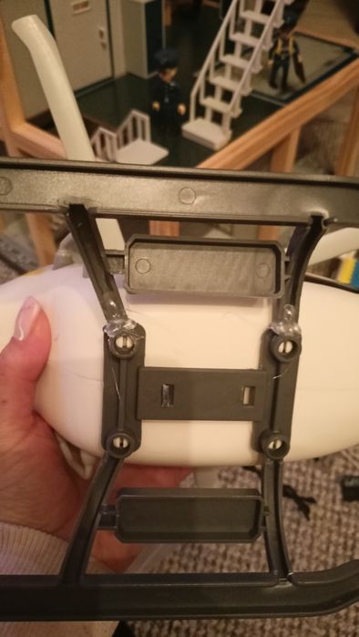 Posterunek policji, auta, motor, helikopter figurki