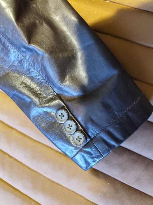 Casaco Masculino de Pele - Massimo Dutti.