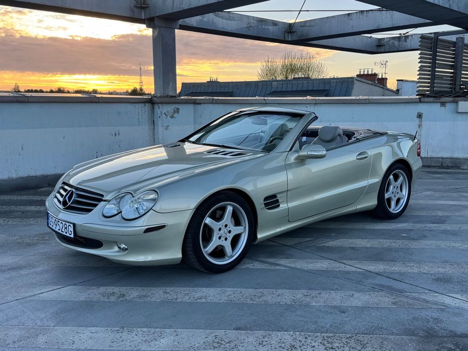 Mercedes-Benz SL Mercedes SL500 R230 Cabrio Niski przebieg Unikalny kolor Felgi AMG