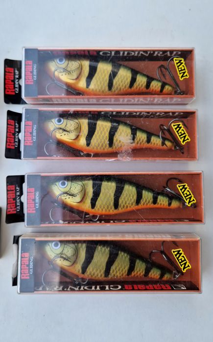Rapala Glidin Rap 12cm w opakowaniach,  absolutnie nowe.