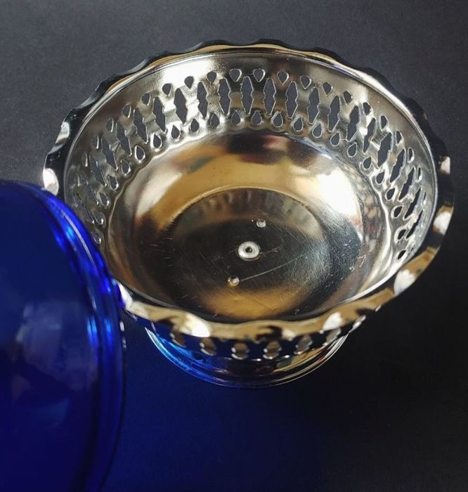 Английская посеребрянная сахарница